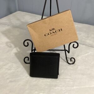 Coach Mens Leather Wallet NWT